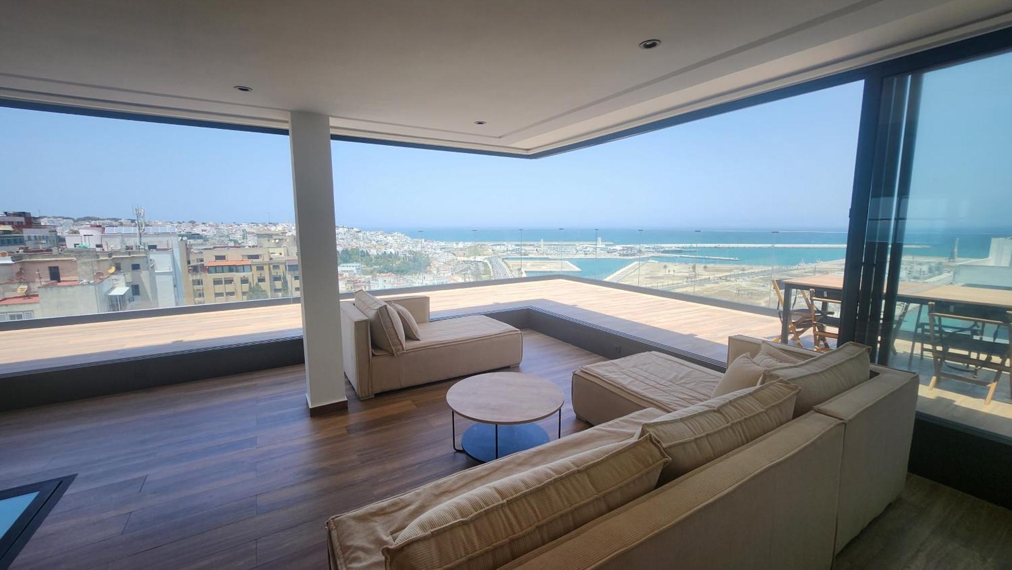 Magnifique Penthouse 160M2 Terrasse 90M2 Vue Mer Танжер Екстер'єр фото